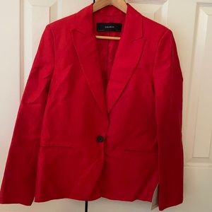 Zara red blazer.